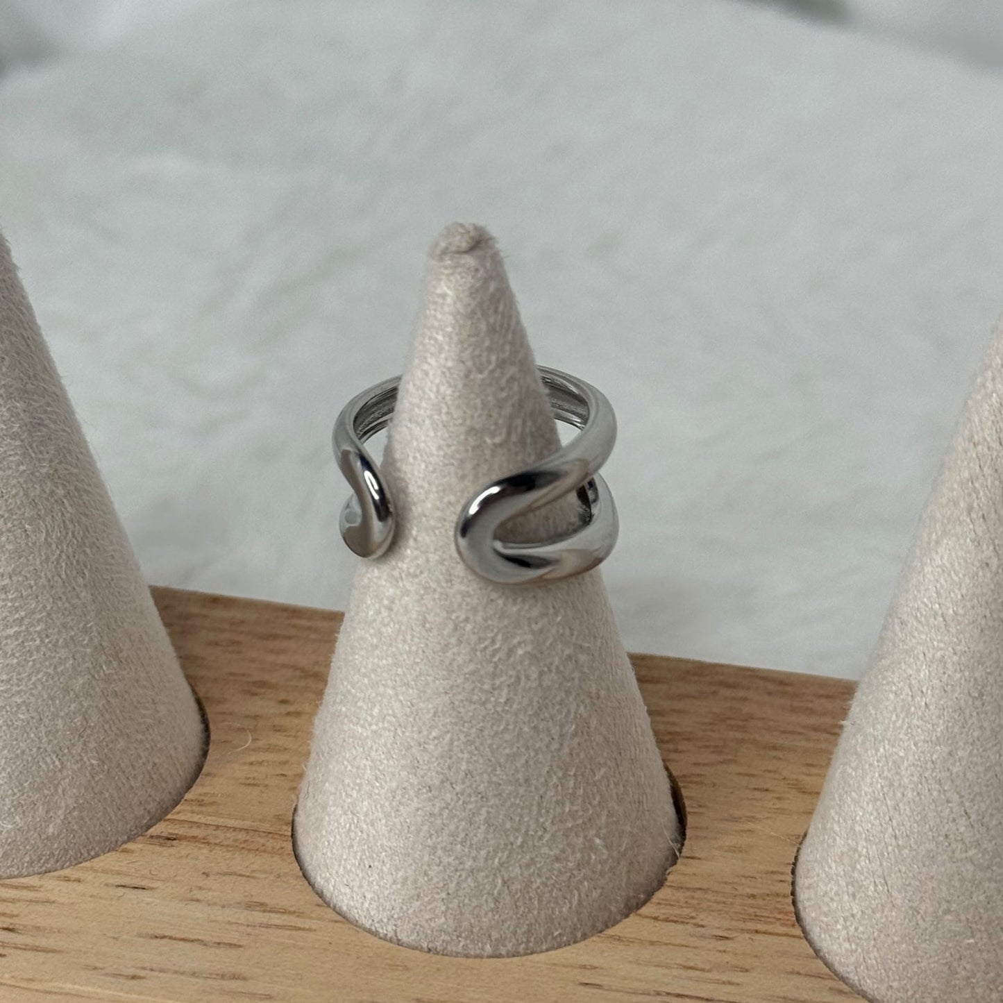 đź’Ť Bague Double Anneaux Argent