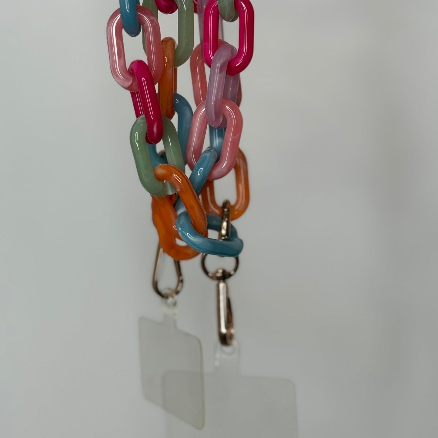 đ Collier TĂ©lĂ©phone Y2K Rainbow Multicolore â ALOHA đ