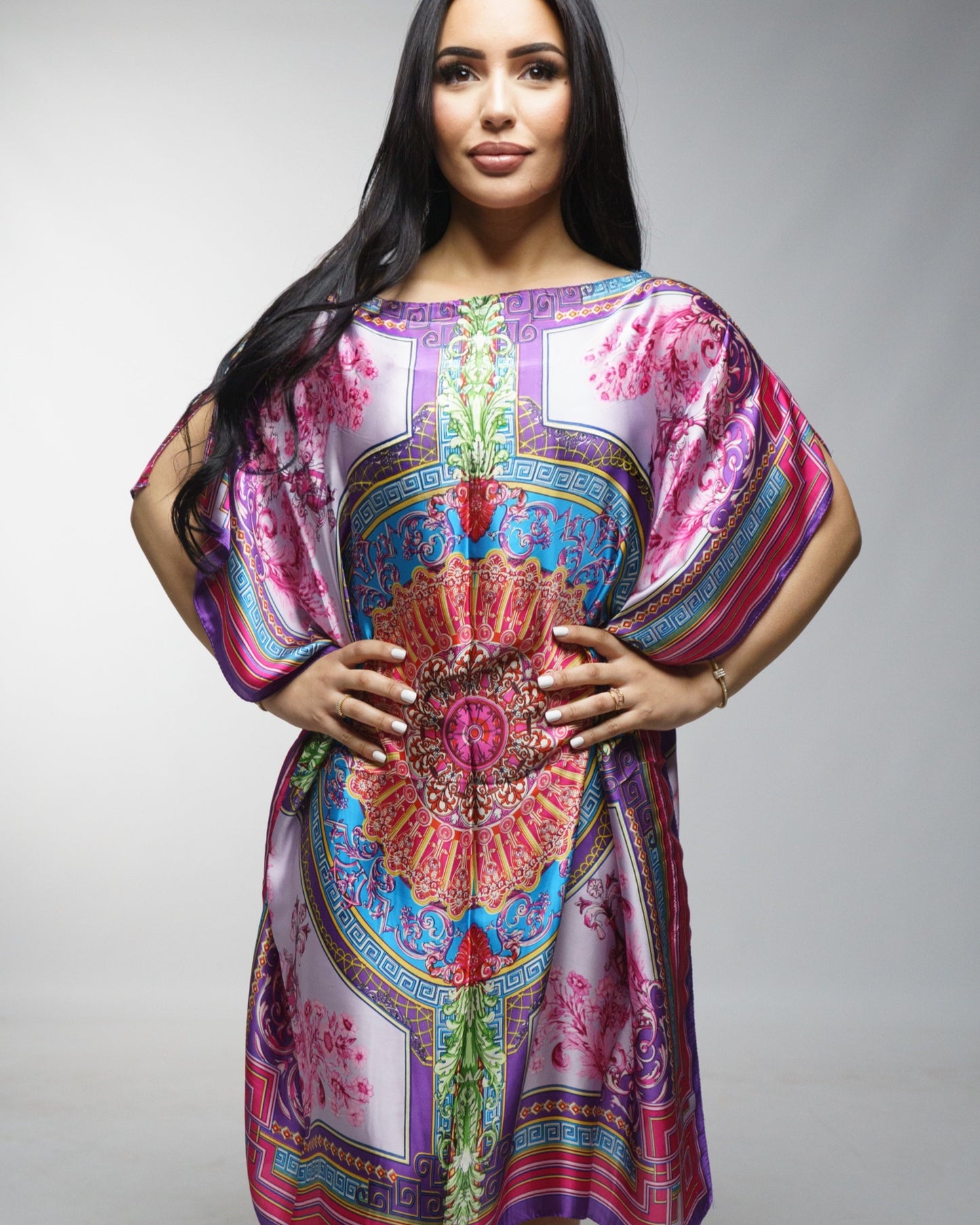 Robe Chang Maï – Violette & Fluide 💜🌺