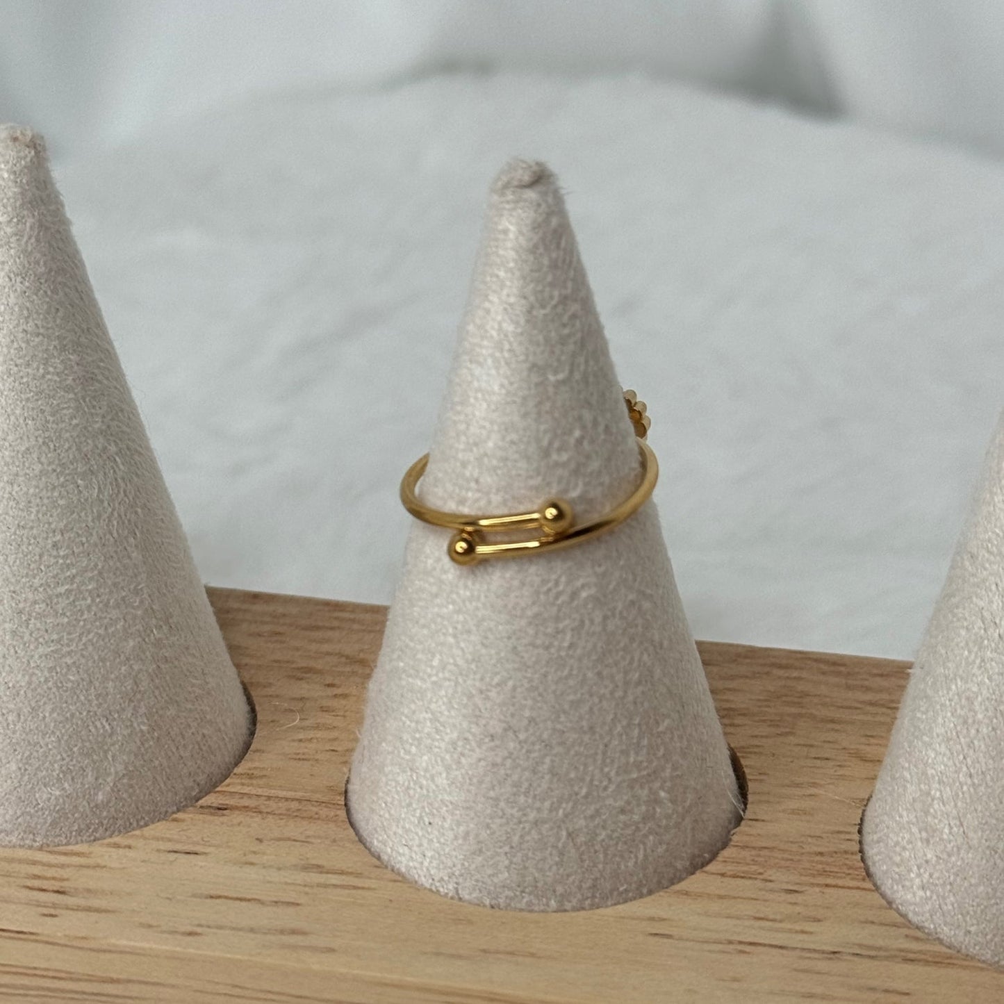 ✨ Bague Chance noir – Acier inoxydable💍🌟