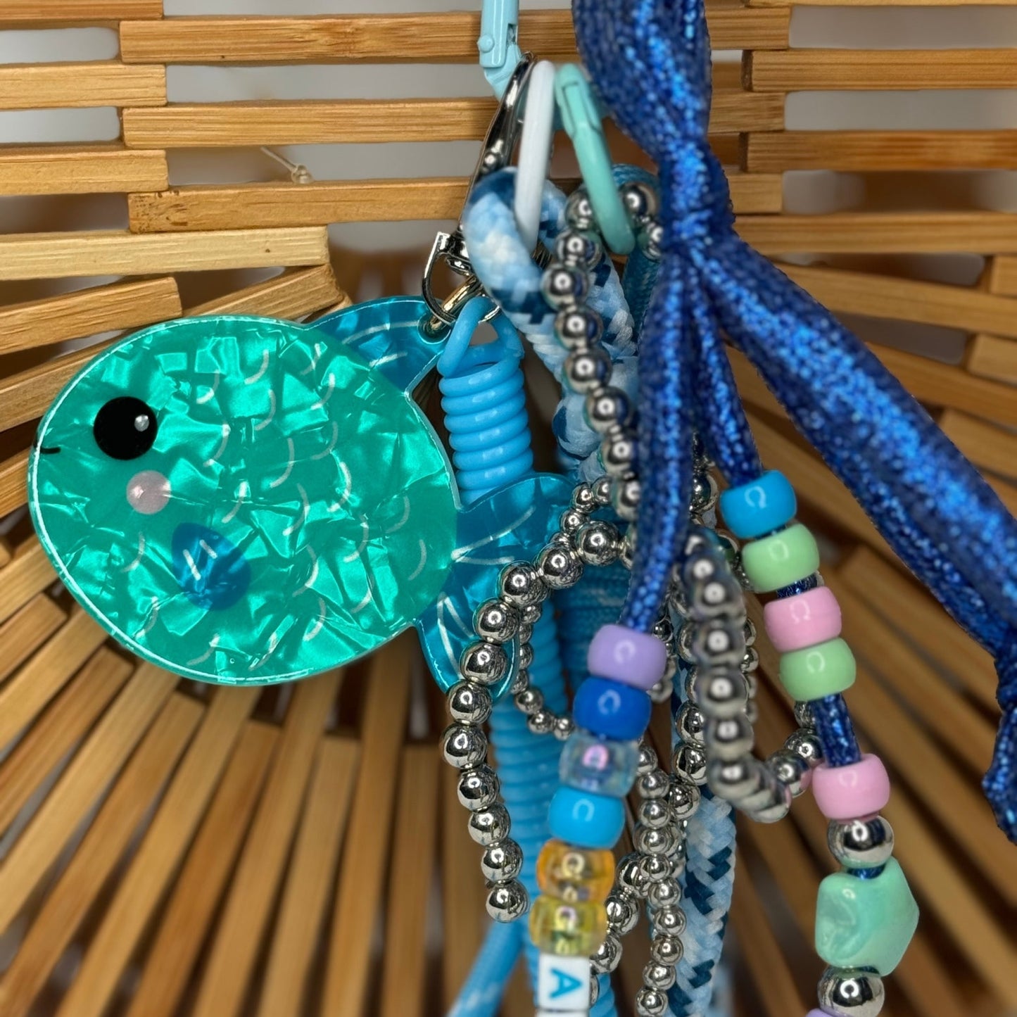 🐟 Gri-Gri Poisson Bleu – Vibes marines & éclat aquatique 🌊💙
