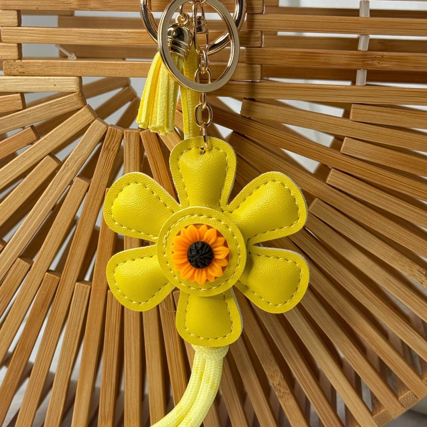 🌼 Gri-Gri de Sac Fleurs Jaunes by Aloha ☀️