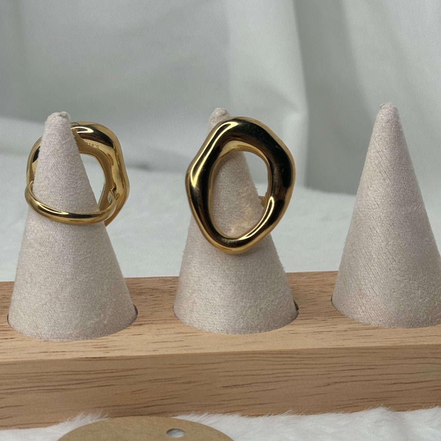 ✨ Bague Mykonos Doré – L’Élégance Méditerranéenne 🌞