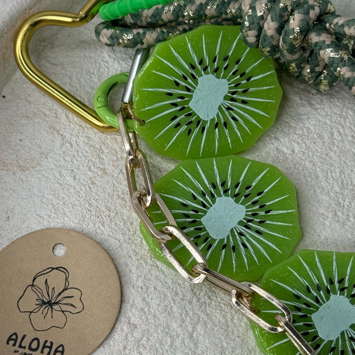 🥝 Gri-Gri de Sac Kiwi Kiwi – Twist tropical & peps stylé 💚🍃