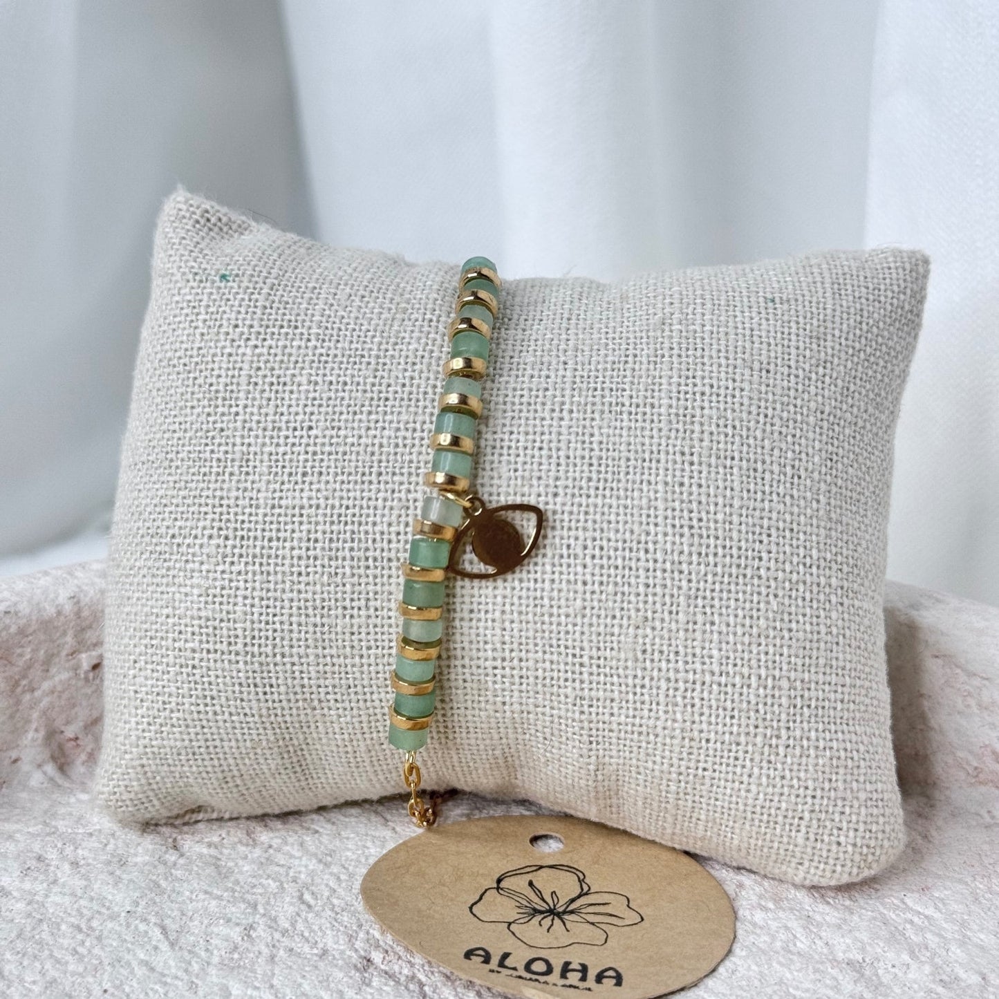 🌿 Chevillère Fidji Eyes Vert Clair 💫