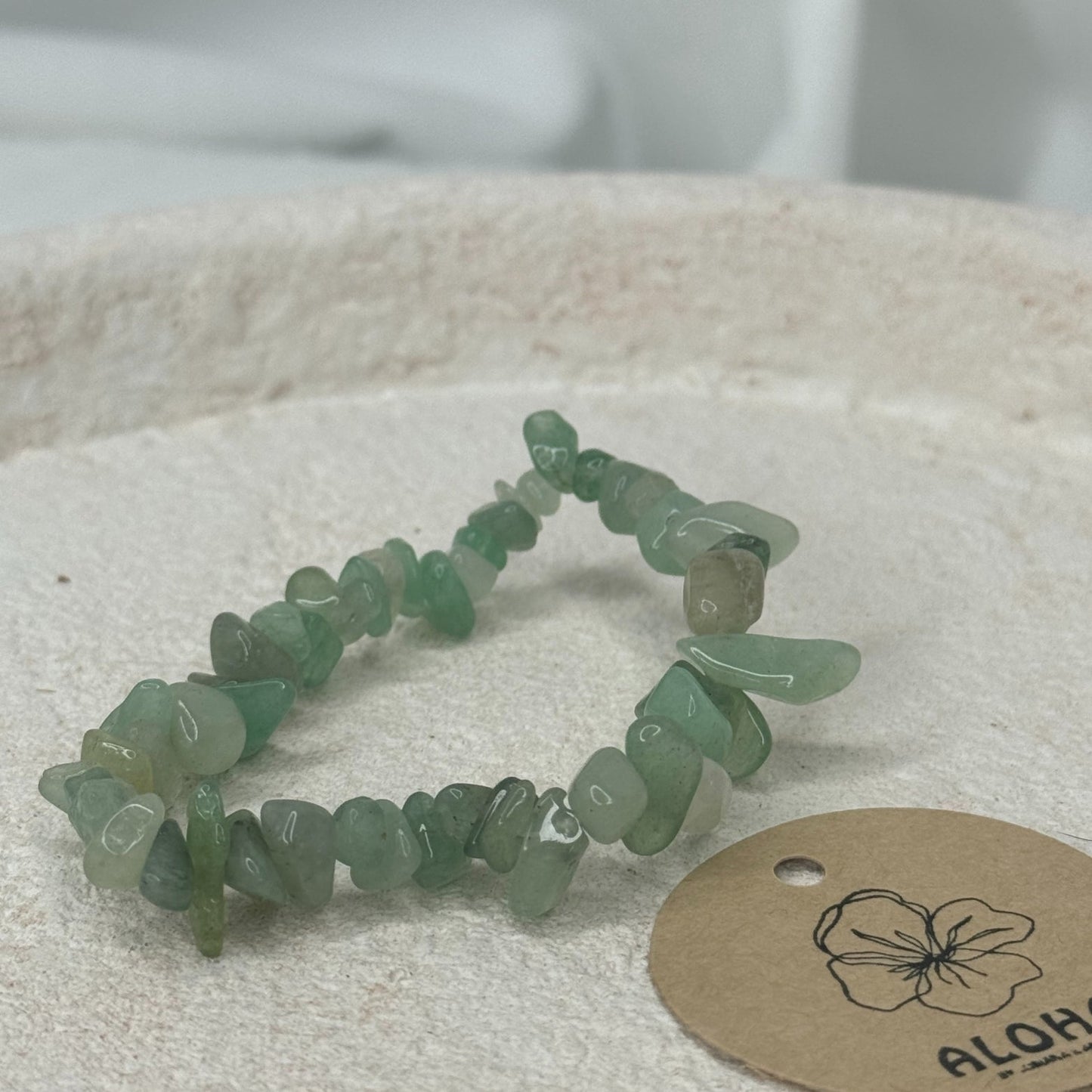 🤍Bracelet maïsha vert d'eau💚