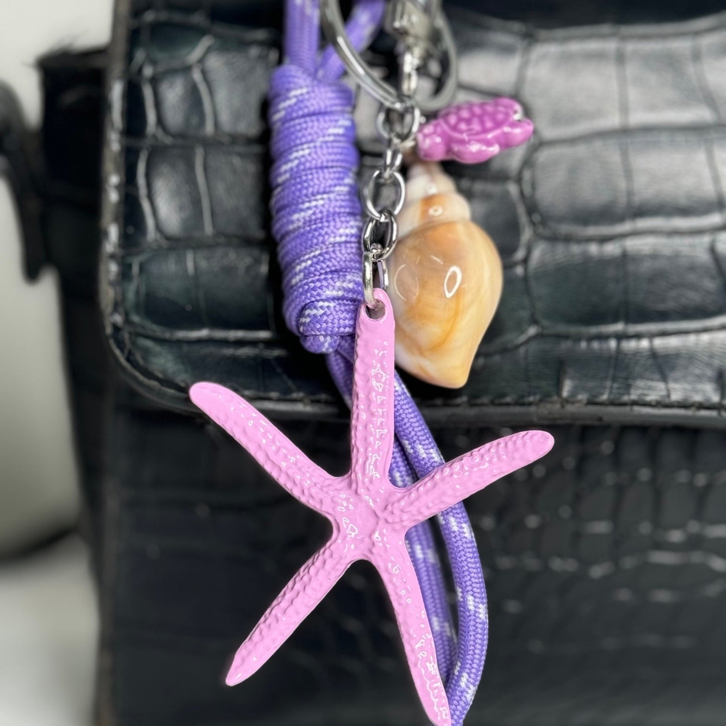 🌺 grigri étoile mer violet⭐️
