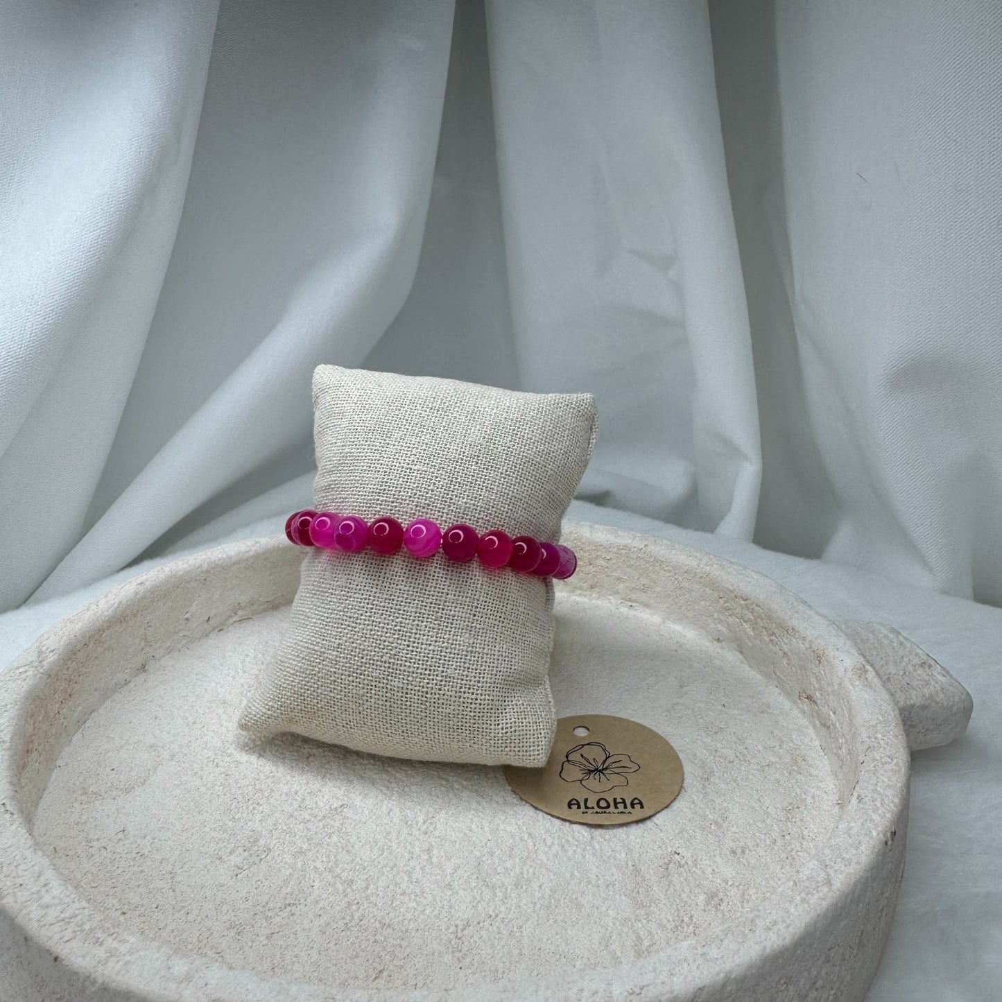 📿Bracelet pole pole fushia📿
