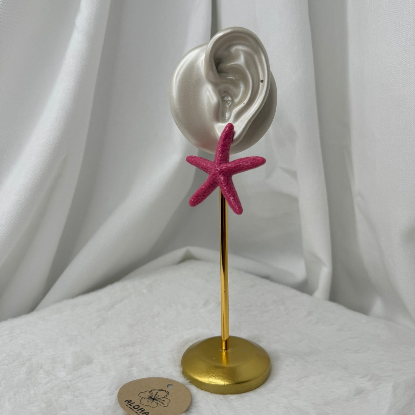 Boucles étoile rose foncé ⭐️