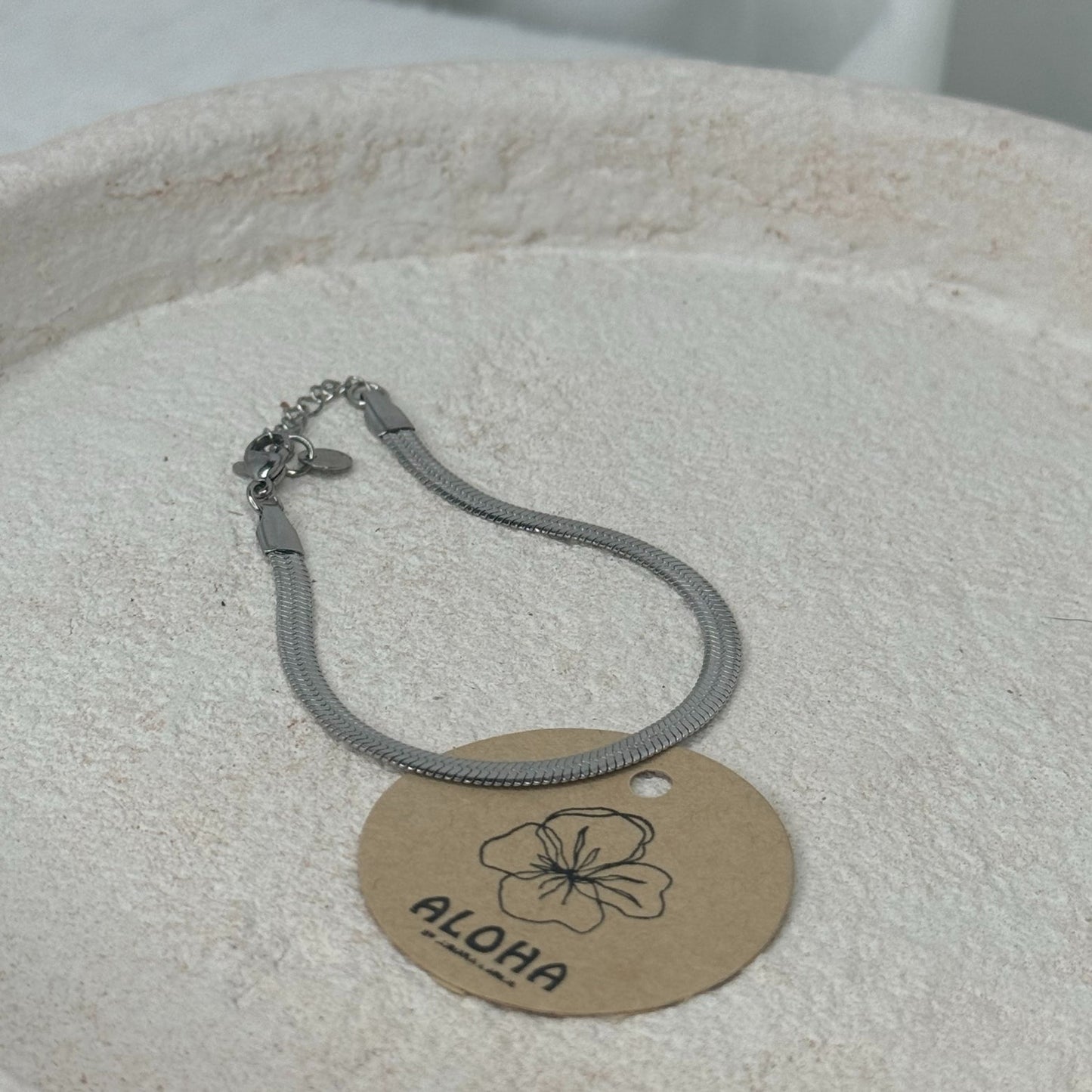 ✨Bracelet fundi argenté✨