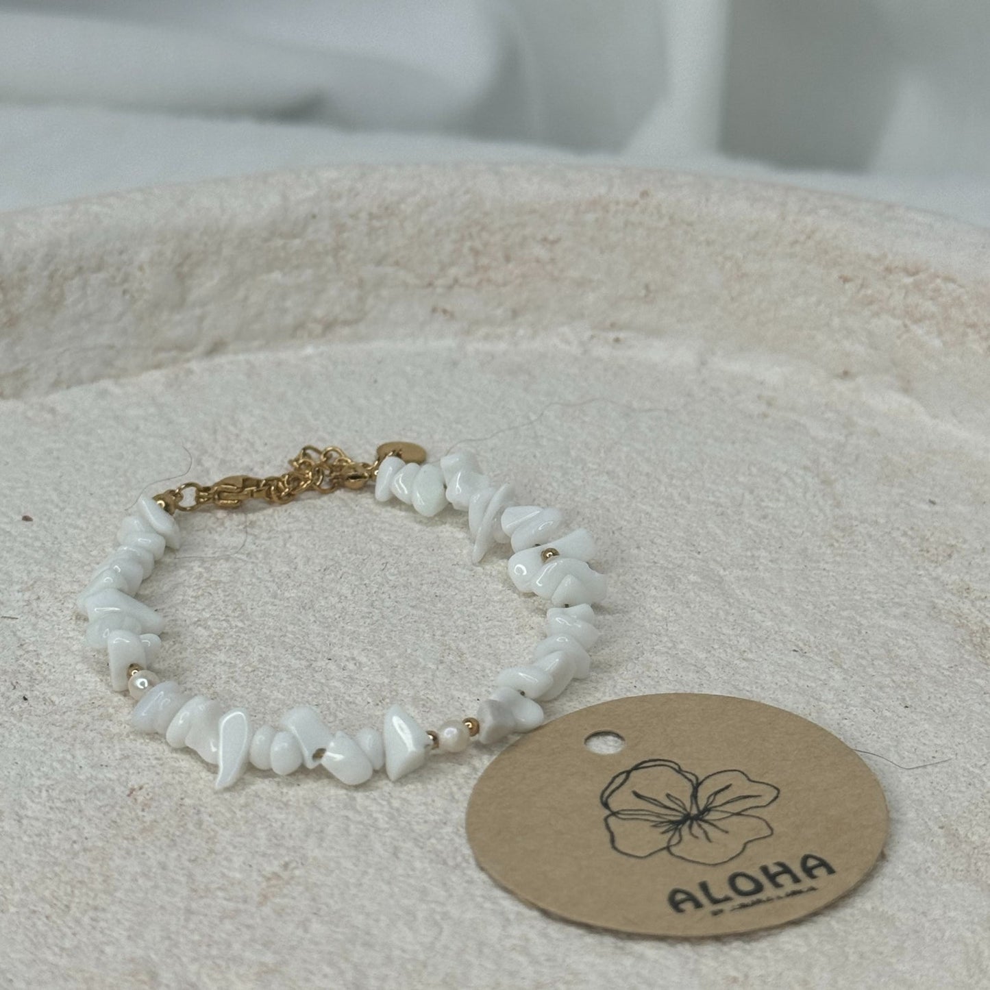 Bracelet hakunamatata blanc🤍