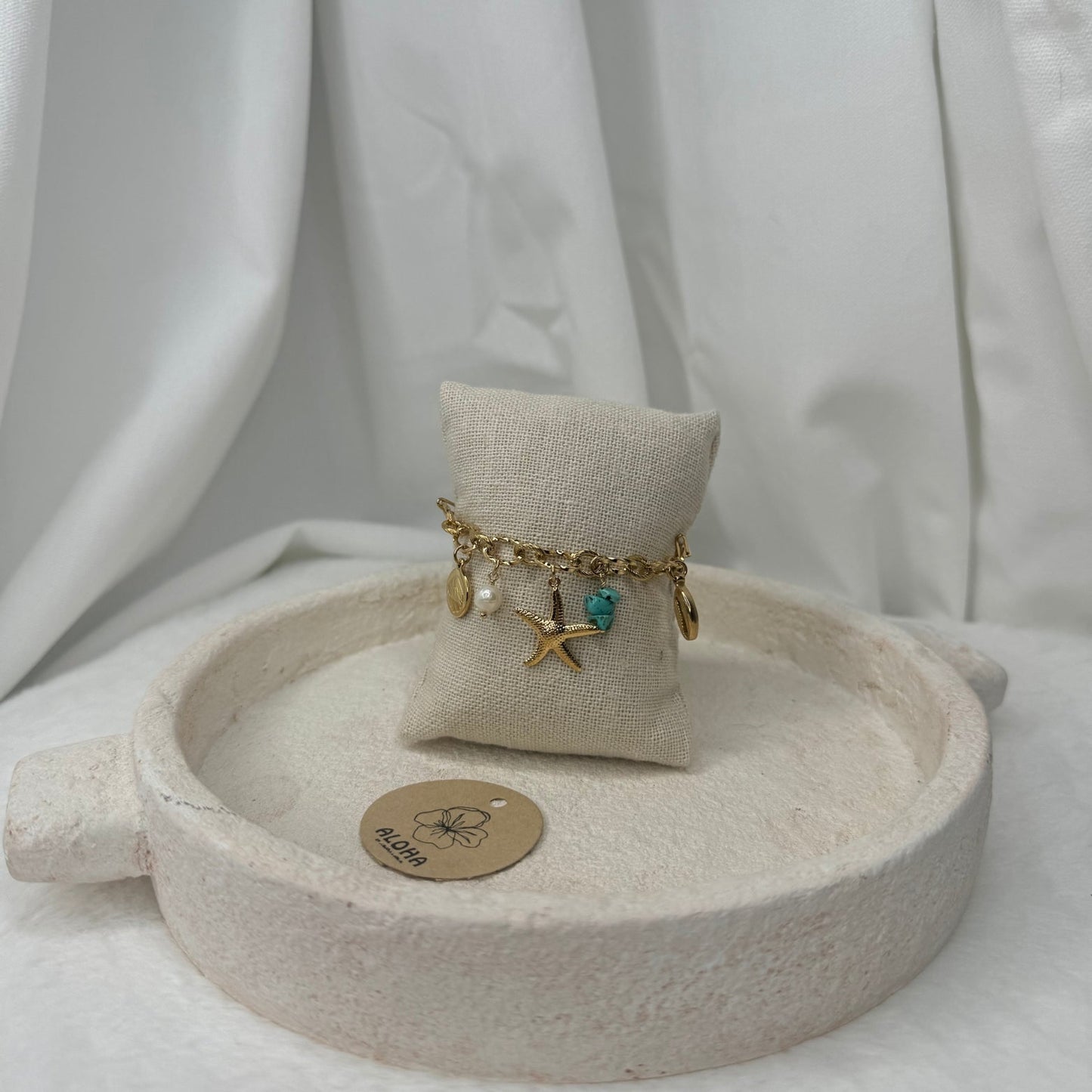 🦋Bracelet charmes océan(bleu)🦋