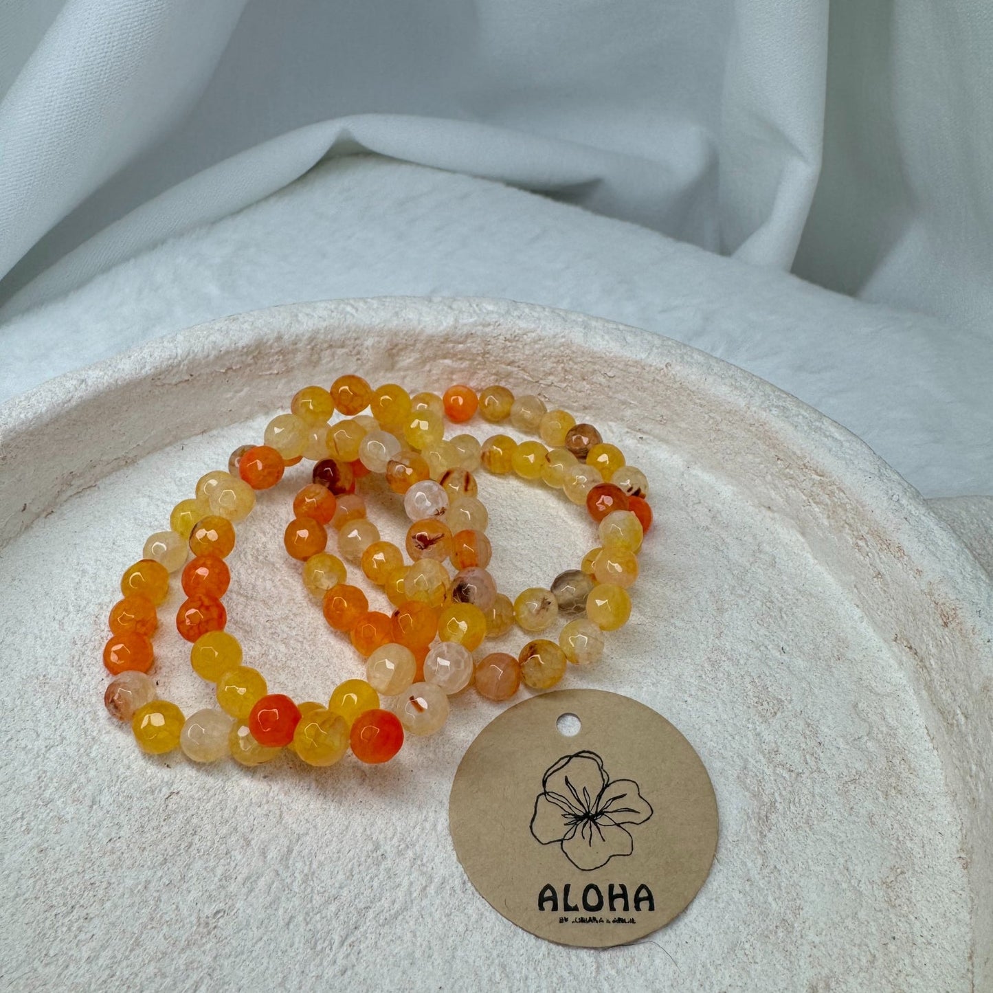 📿Bracelet pole pole orange📿