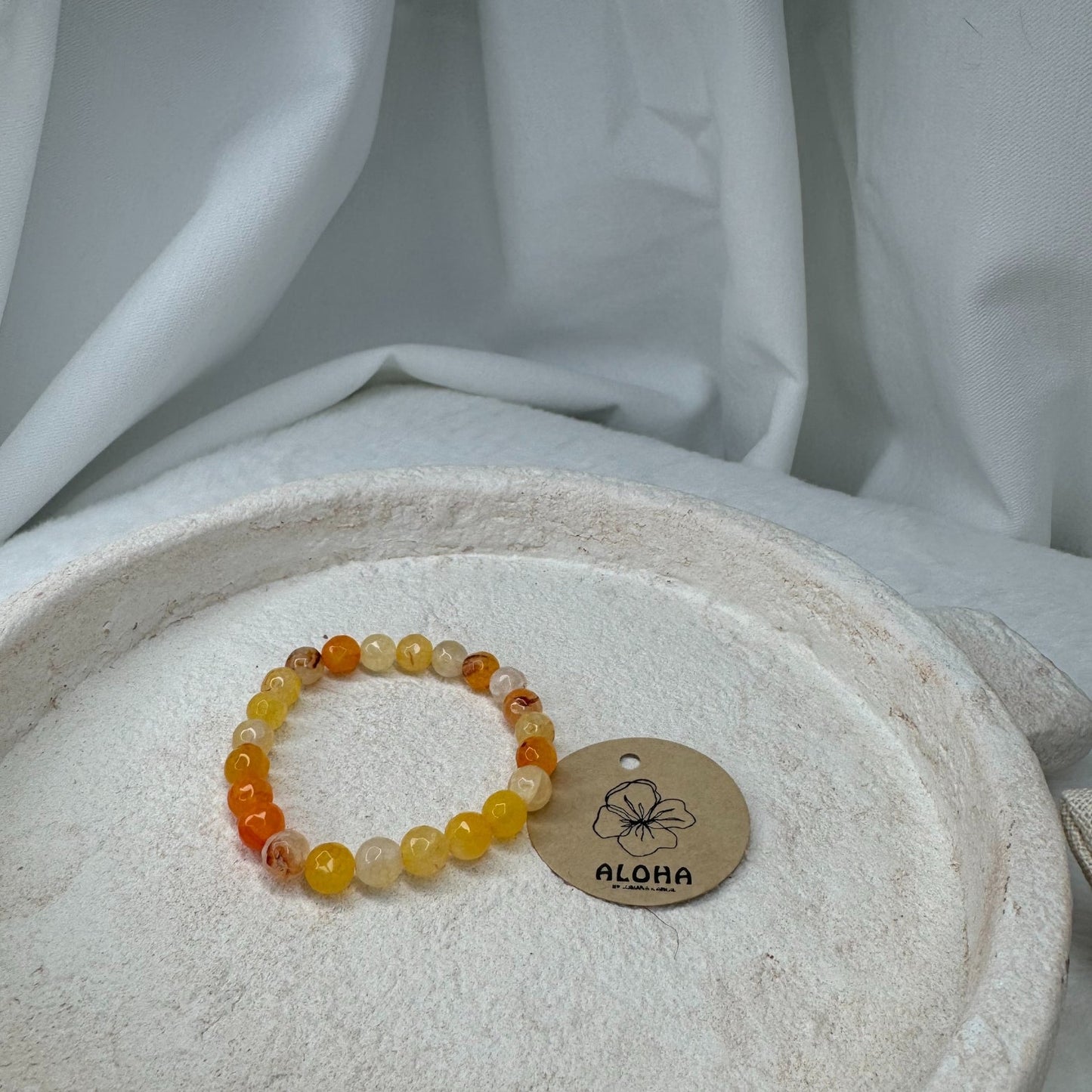 📿Bracelet pole pole orange📿