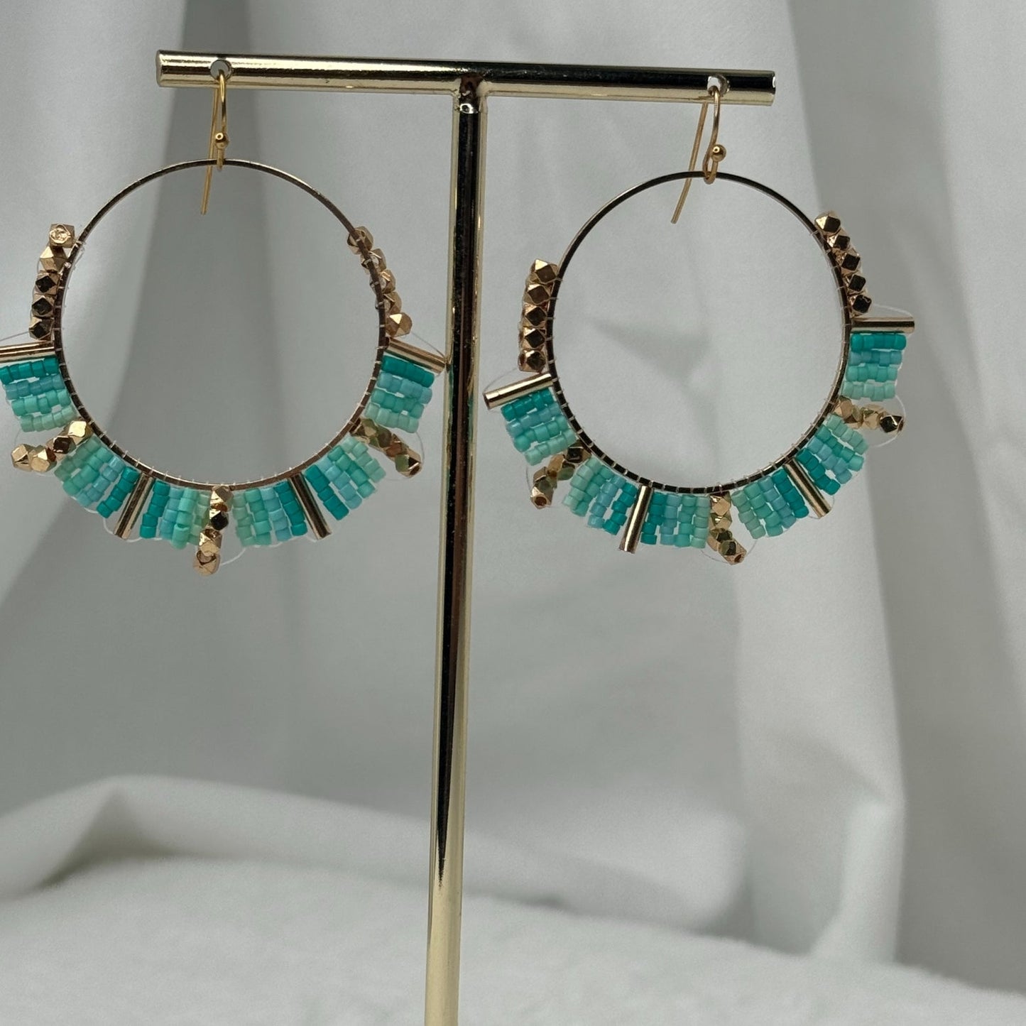 Boucle kiwengwa turquoise ✨