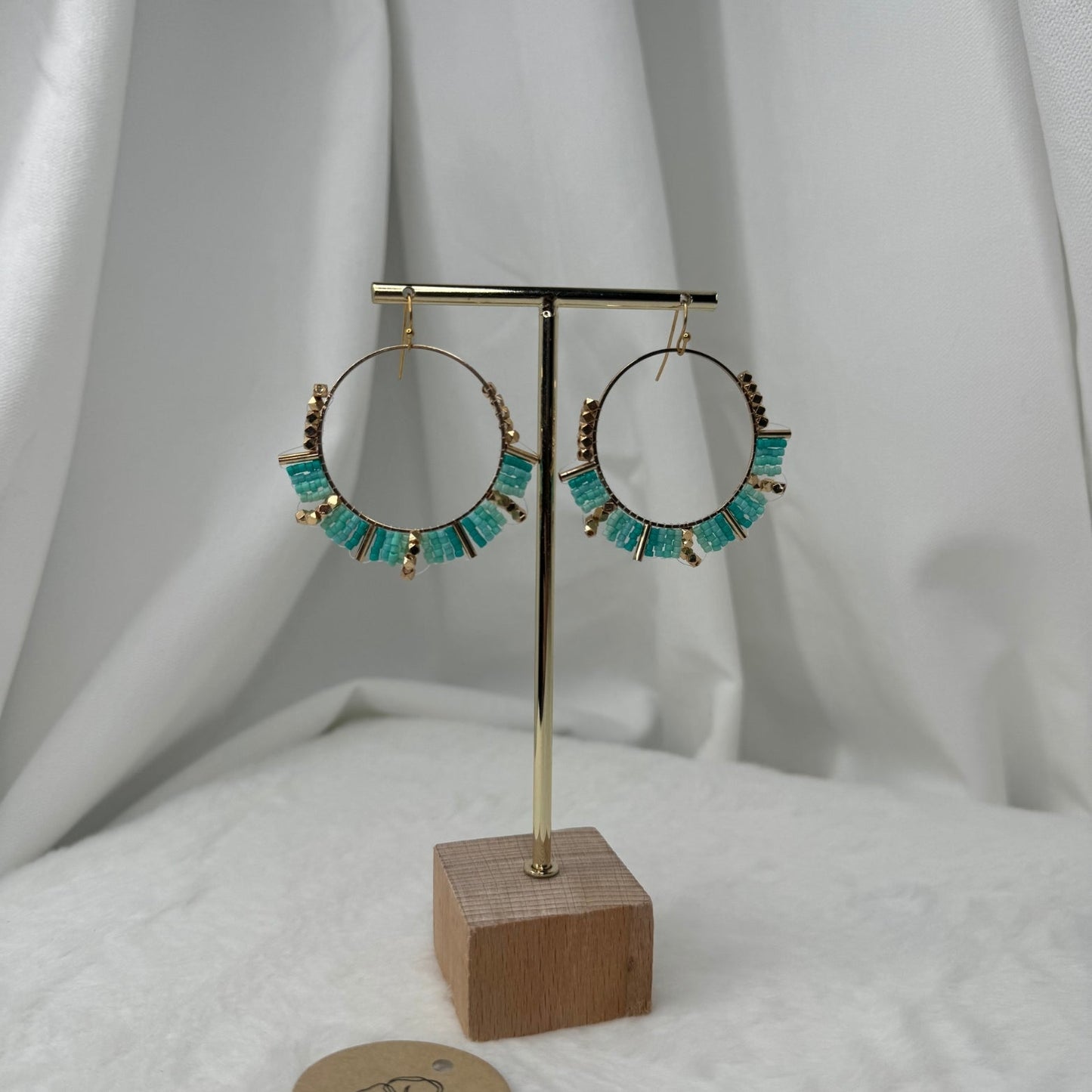 Boucle kiwengwa turquoise ✨