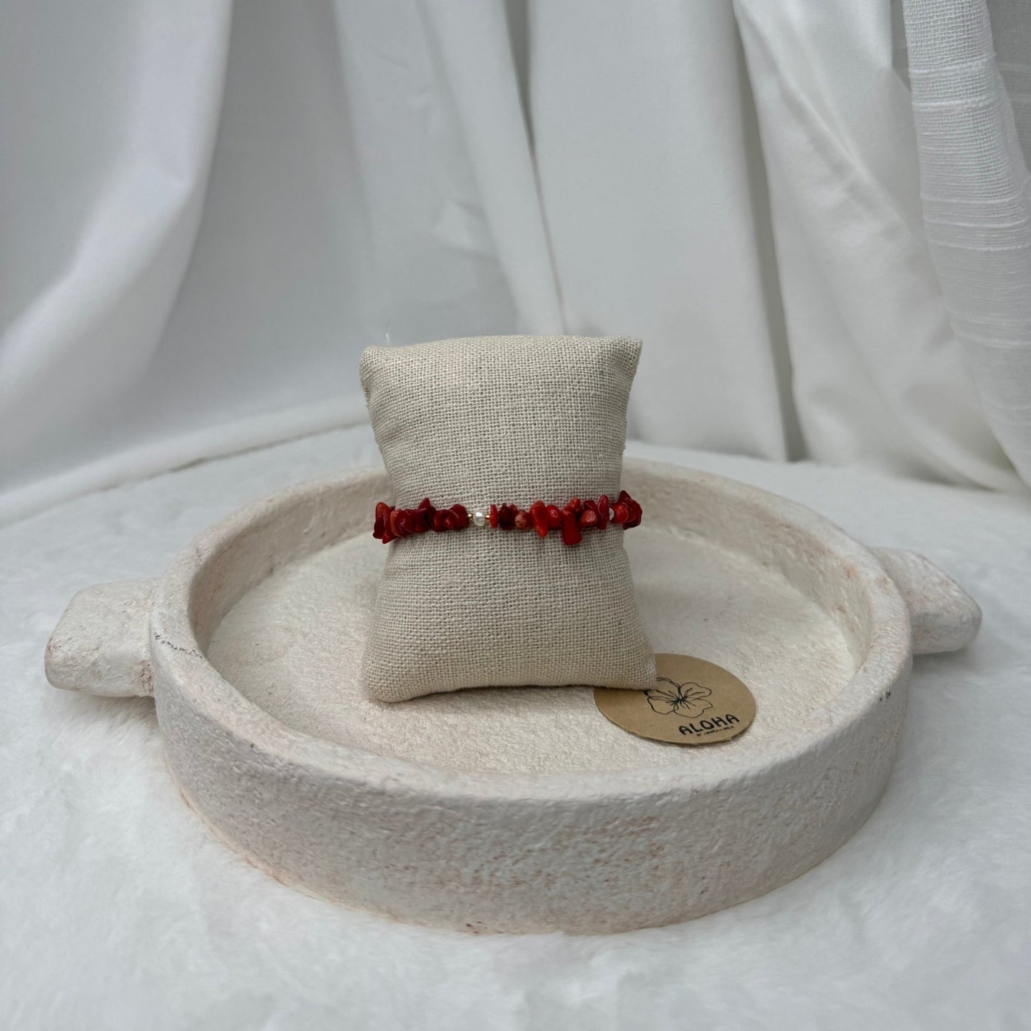 Bracelet hakuna matata rouge❤️