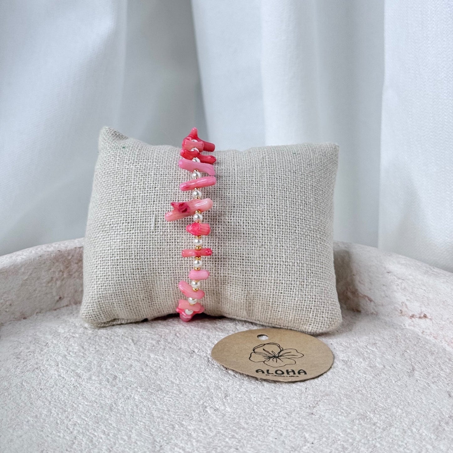 🌸 Chevillère Mnemba rose 💖✨
