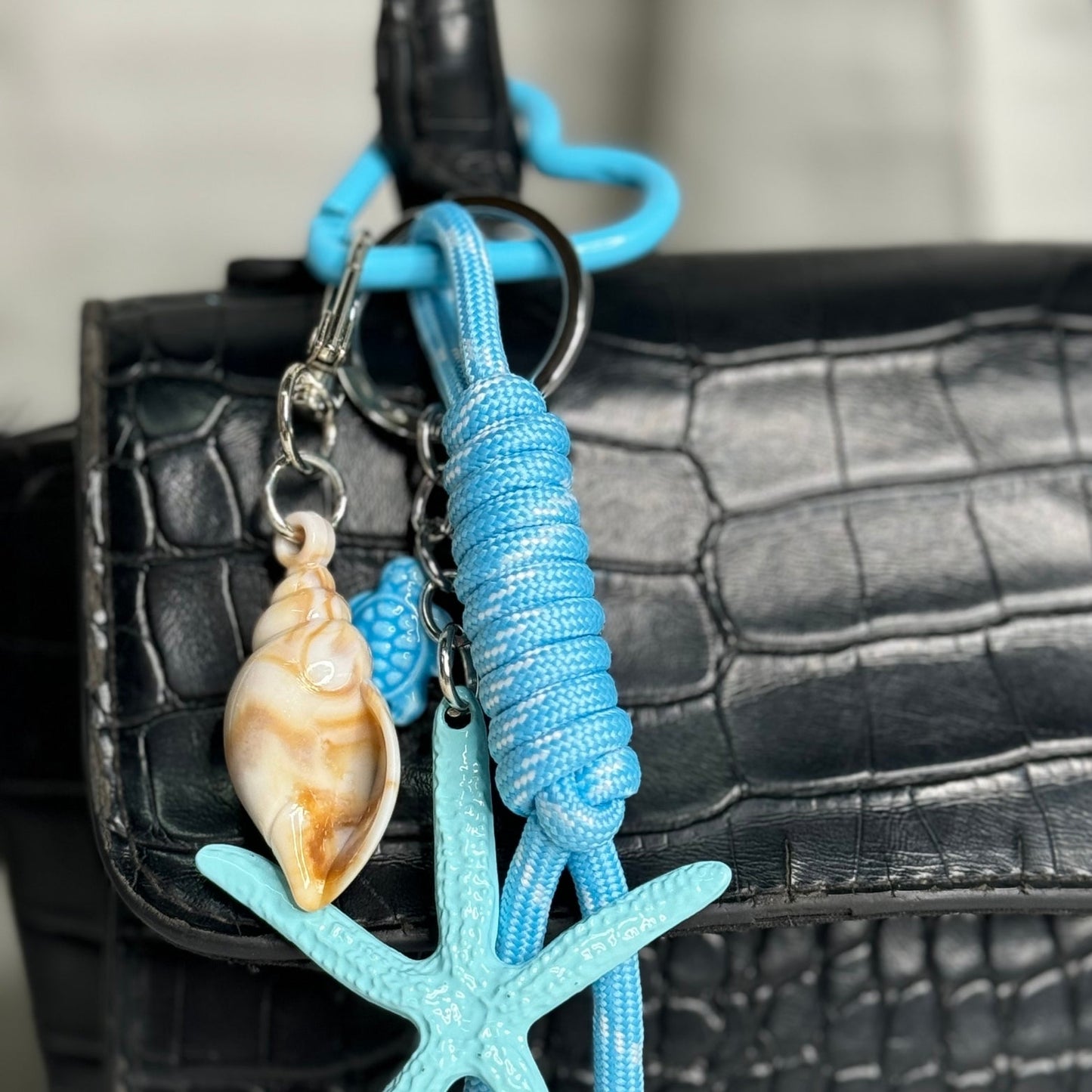 🌺 grigri étoile mer bleu⭐️