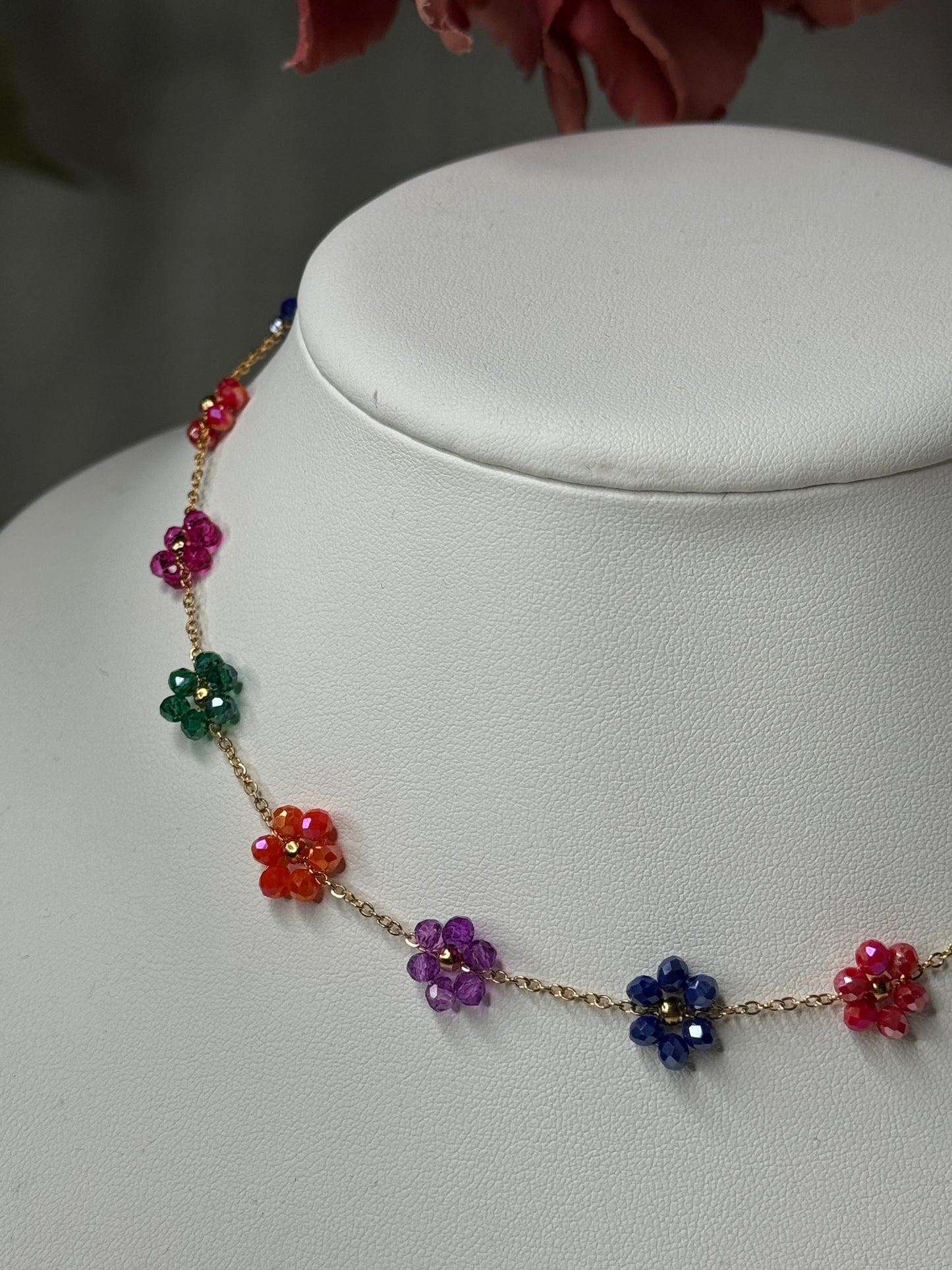 Collier peace milticolor 🌺