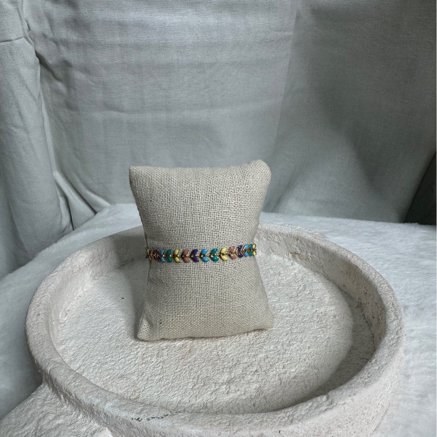 🤍 Bracelet Nakupenda multicolore 🩵🩷💙