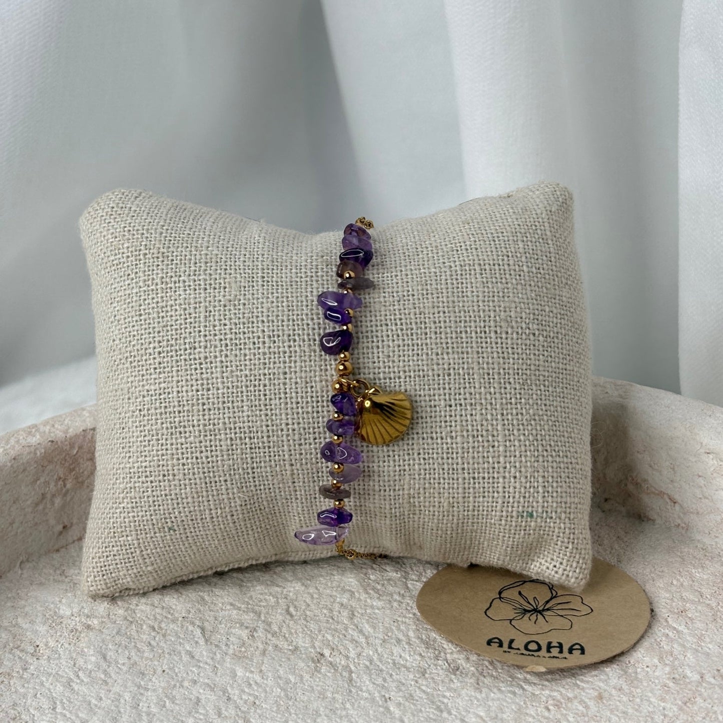 🌟 Chevillère Coquillage Violette 🐚