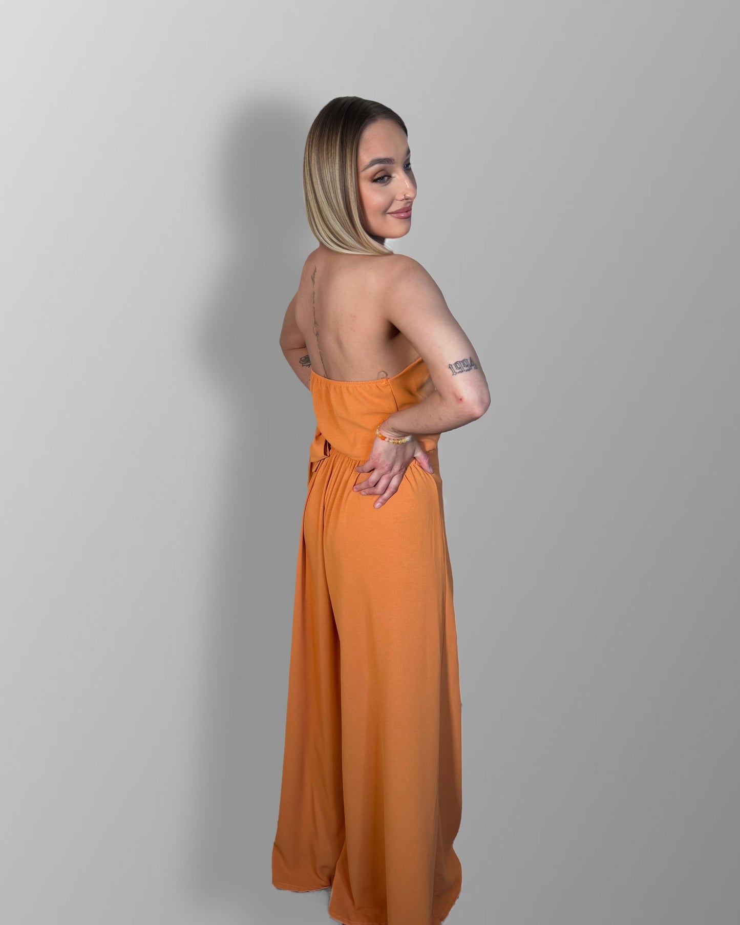🍊 Ensemble Capri – Orange Éclatant 🍊