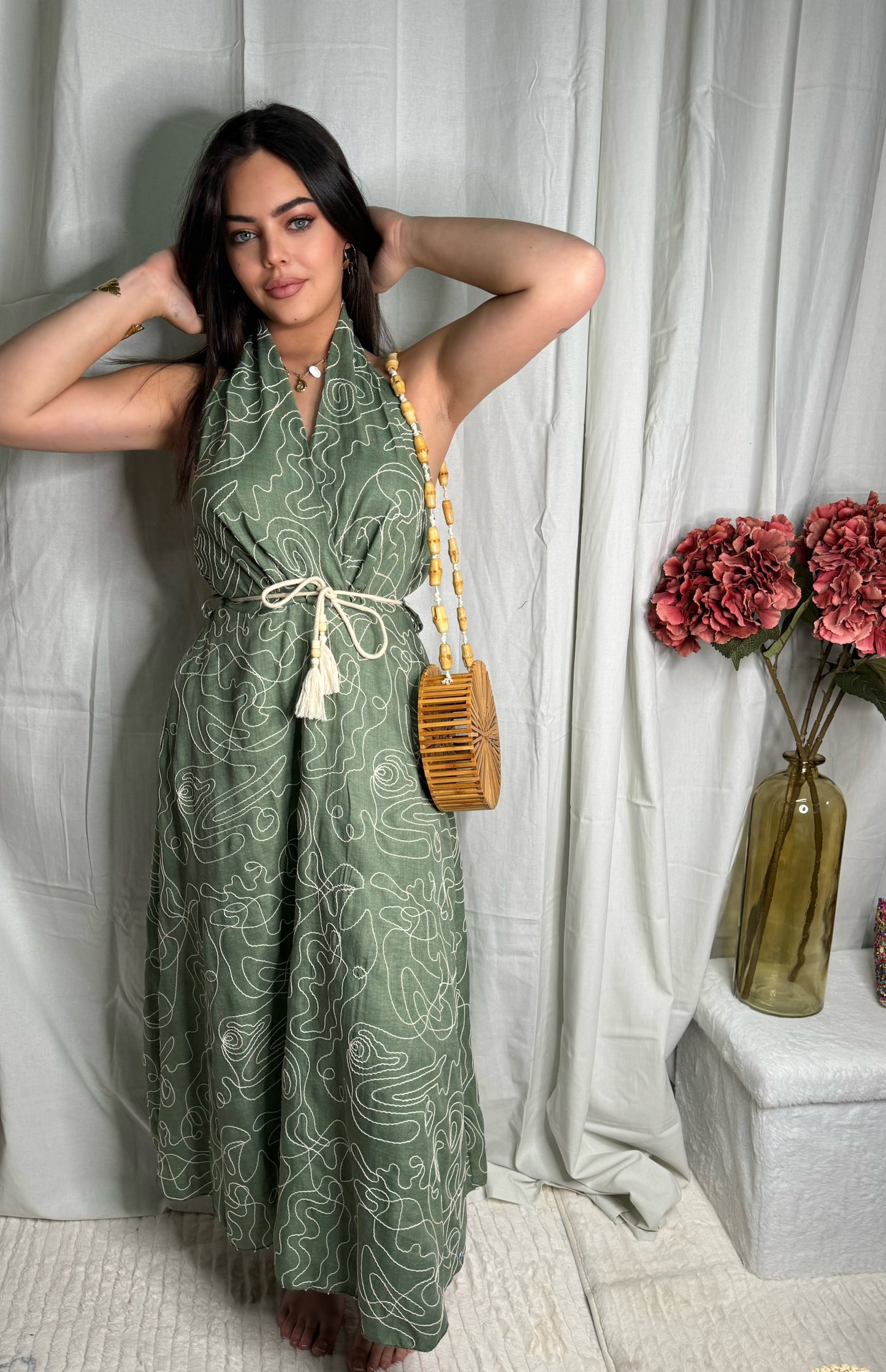 💚 Robe Santorini – Verte 💚
