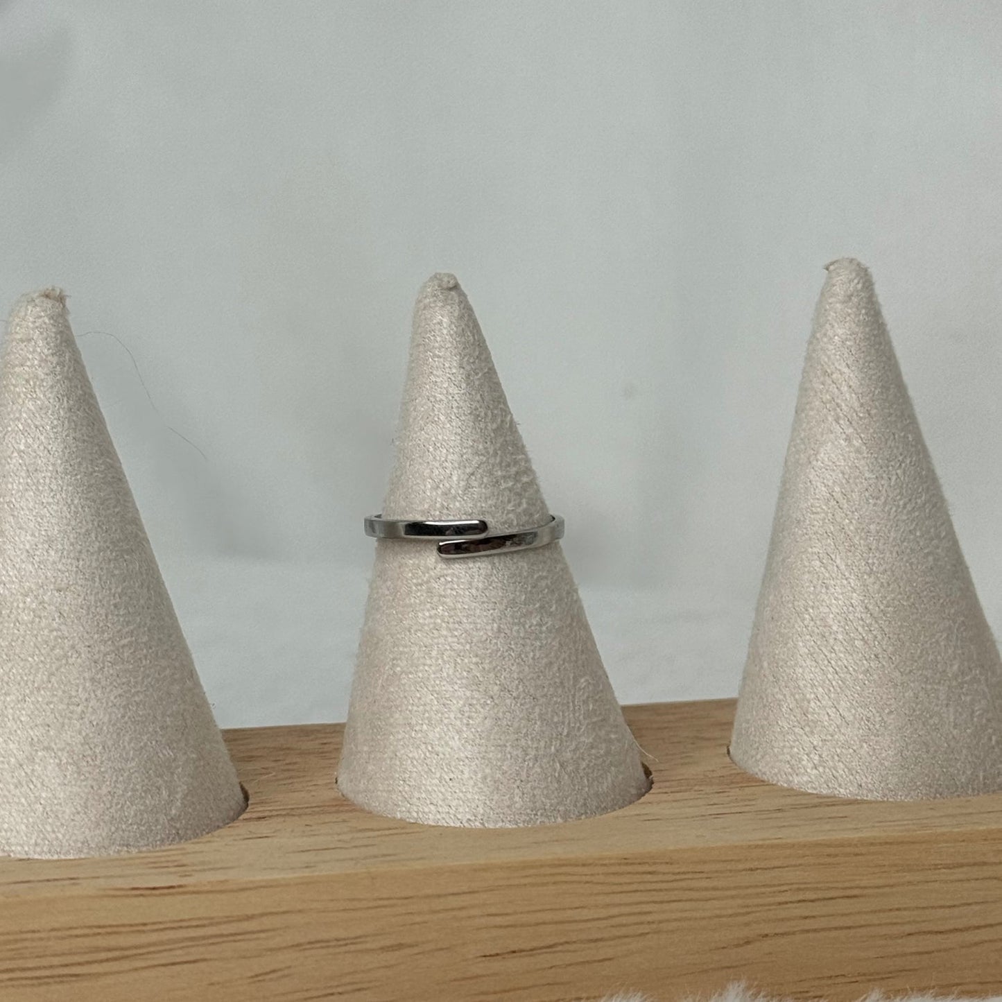 👑 Bague Princesse – Acier inox argenté & diams Aloha 💍❄️