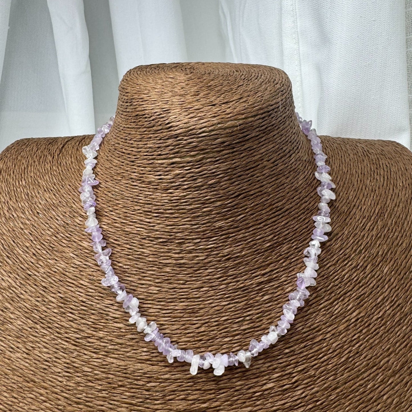 💜 Collier Massaï Violet – Élégance mystique & pierres naturelles ✨🌿