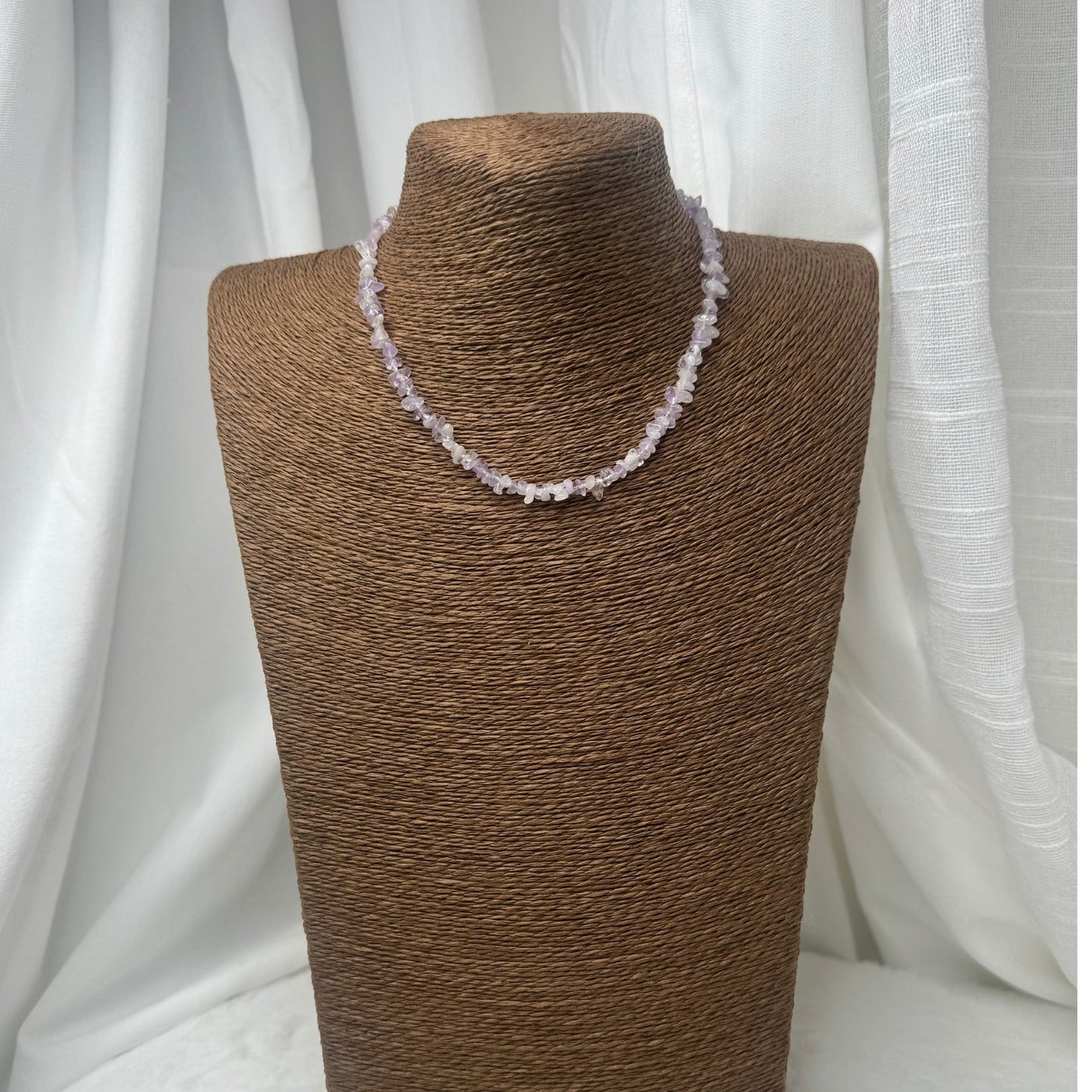 💜 Collier Massaï Violet – Élégance mystique & pierres naturelles ✨🌿
