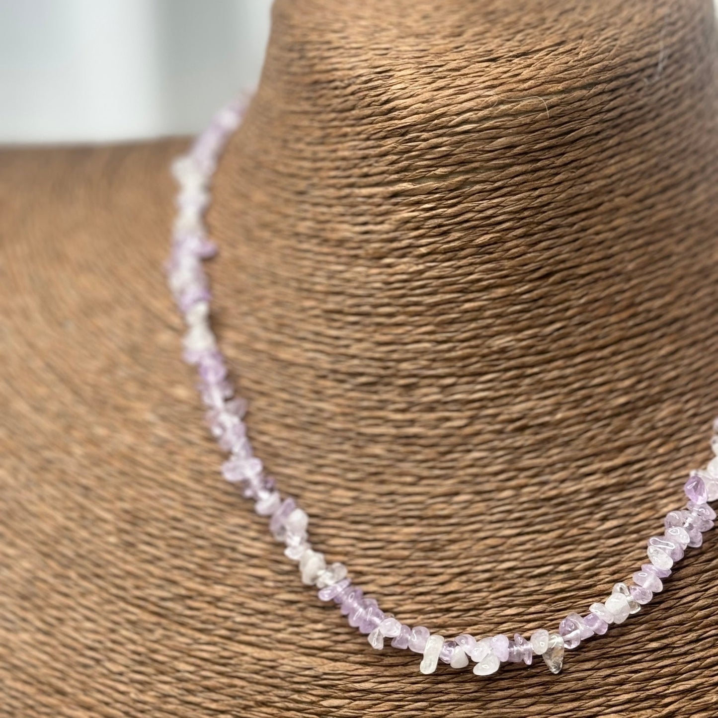 💜 Collier Massaï Violet – Élégance mystique & pierres naturelles ✨🌿