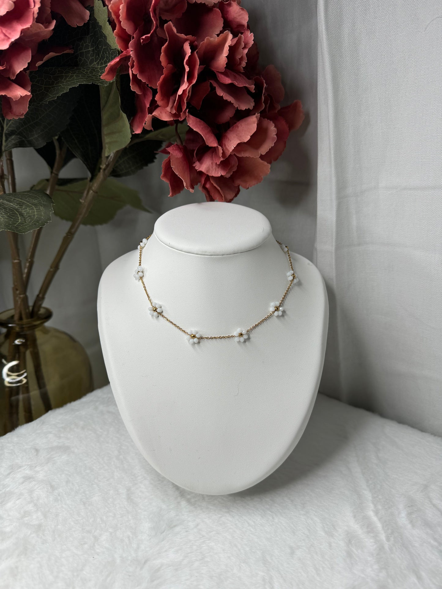 Collier peace blanc 🌺