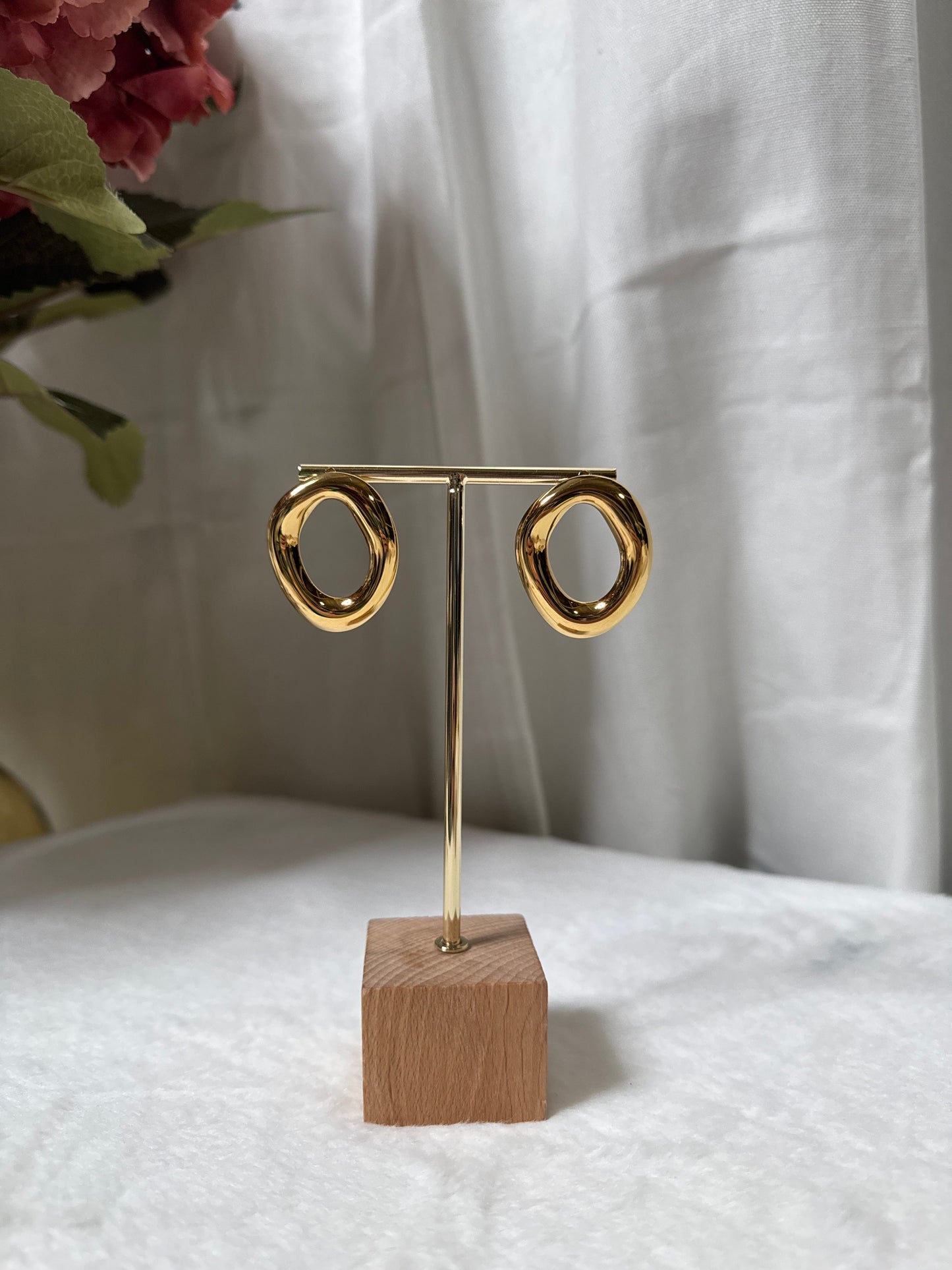 Boucles d’oreilles myconos- dorée