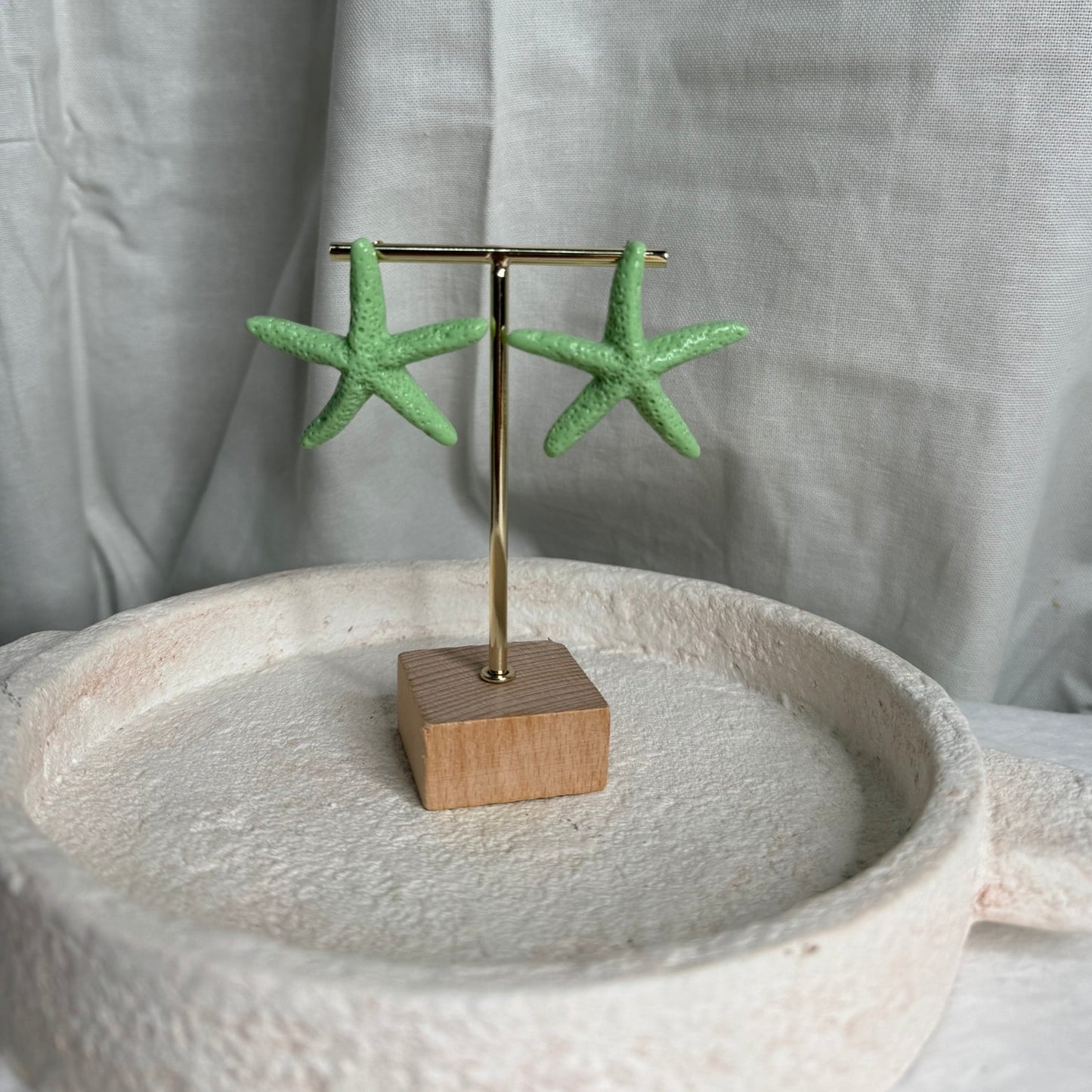 Boucle étoile verte ⭐️