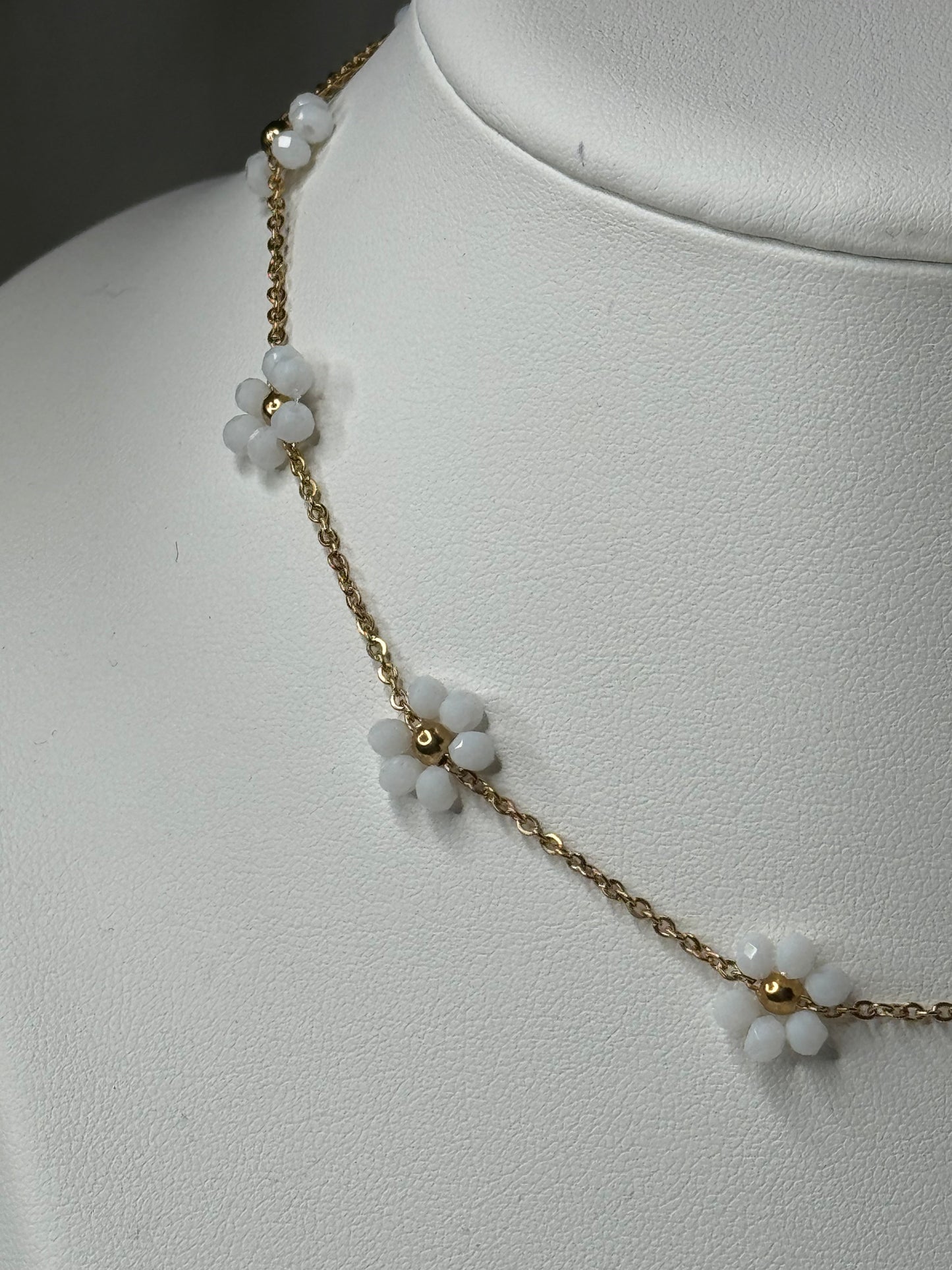 Collier peace blanc 🌺