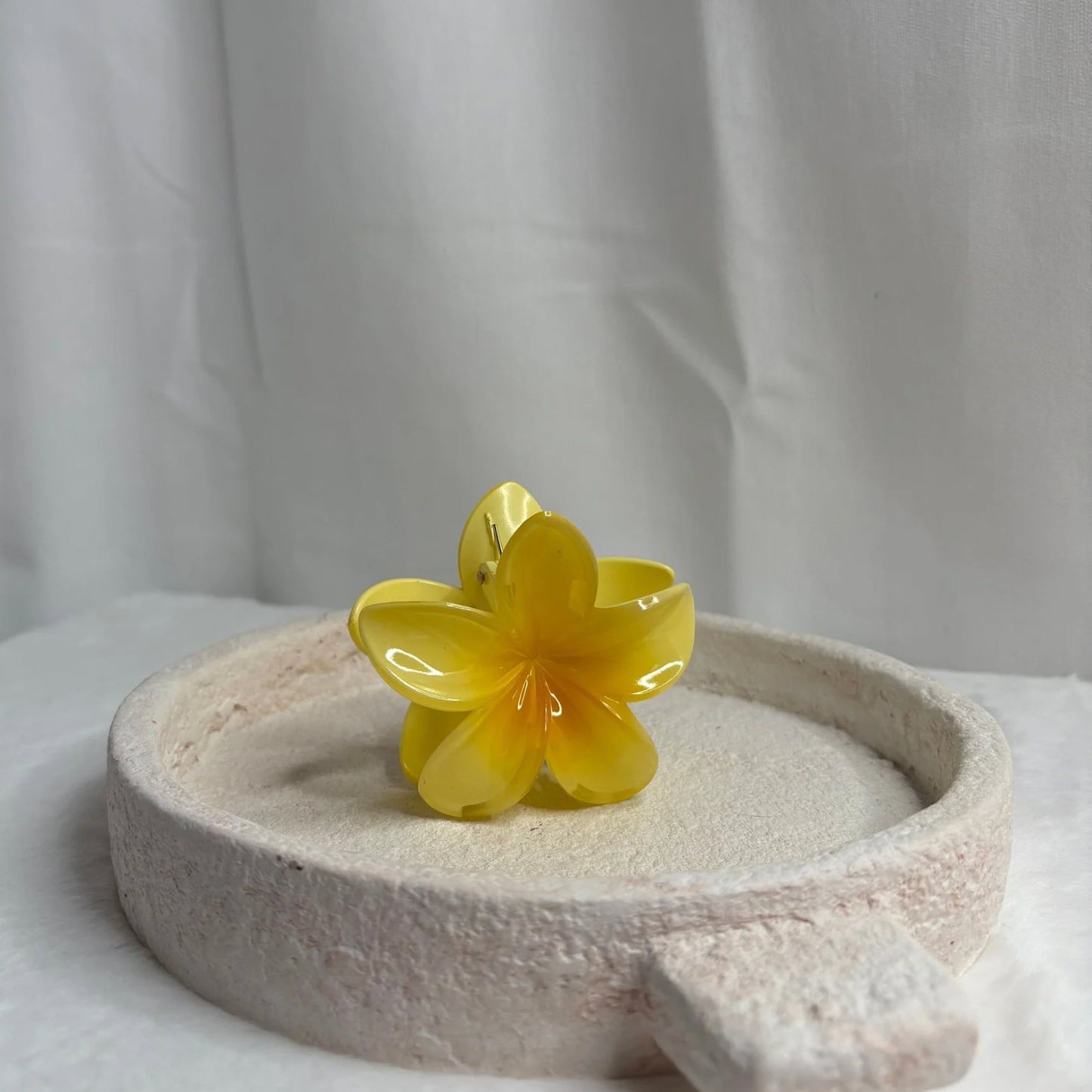 Pince fleurs jaune