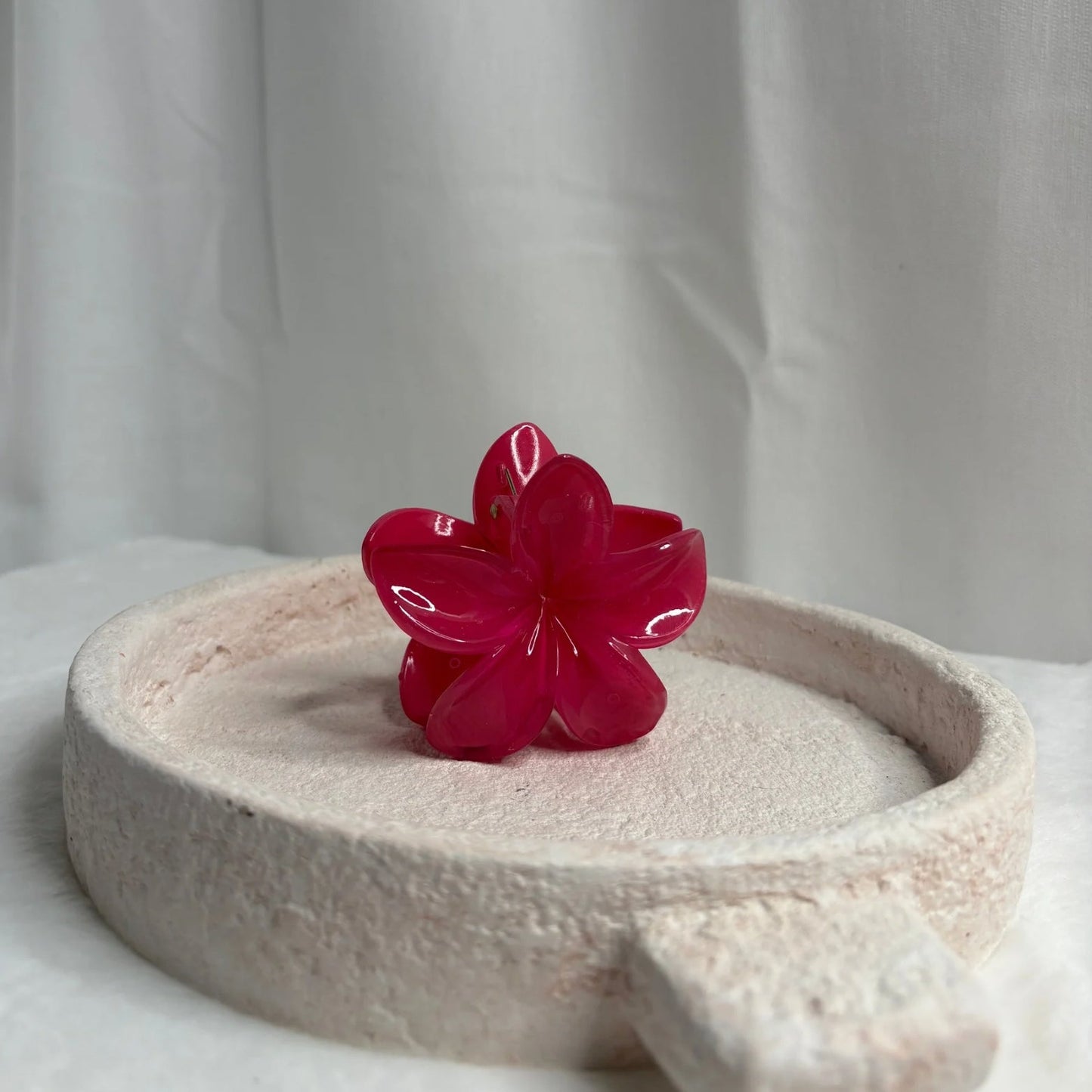 Pince fleurs rose foncé