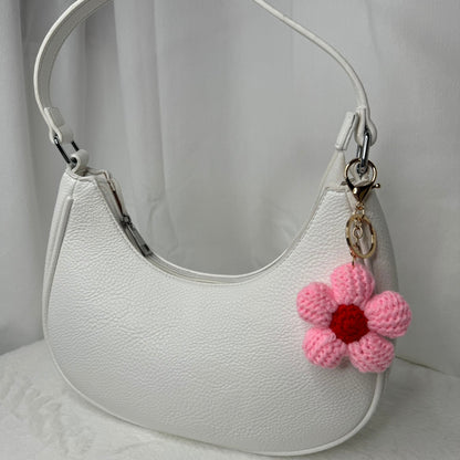 🌸 Grigri de sac – Fleur en peluche Aloha 🌼🧸