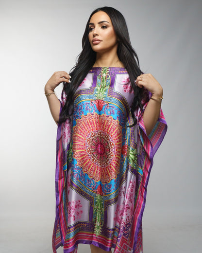 Robe Chang Maï – Violette & Fluide 💜🌺