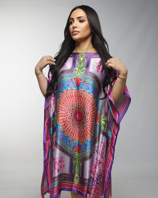 Robe Chang Maï – Violette & Fluide 💜🌺