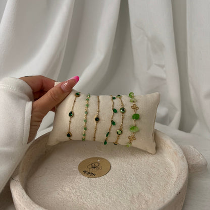 💚 Set Bracelet Vert – Fraîcheur, nature & vibes positives 🌿