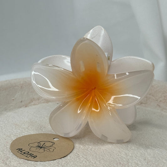 Pince fleur grande blanche