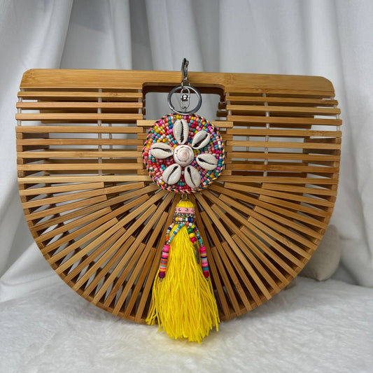 🌺 Gri-gri de sac indien jaune 💖