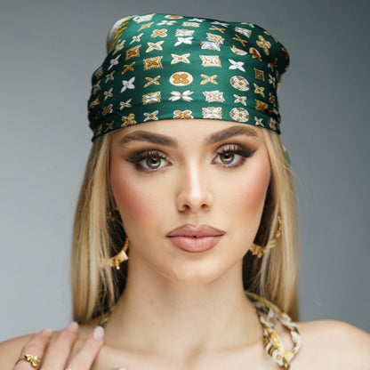 Foulard Dubaï – Green Hair Dream 💚🌴