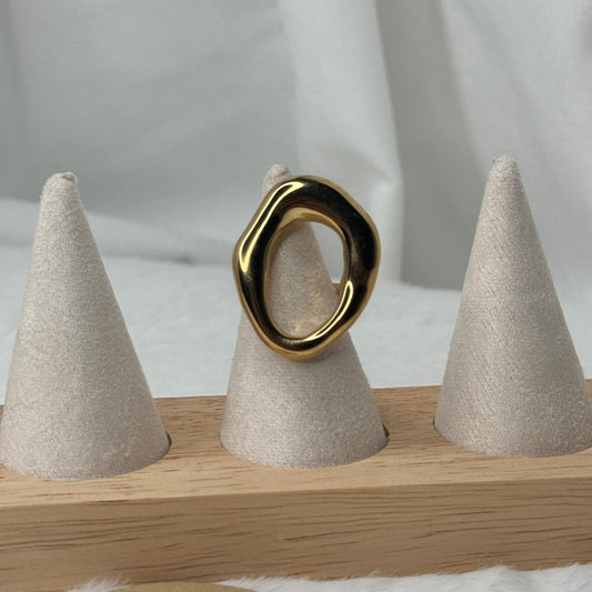 ✨ Bague Mykonos Doré – L’Élégance Méditerranéenne 🌞