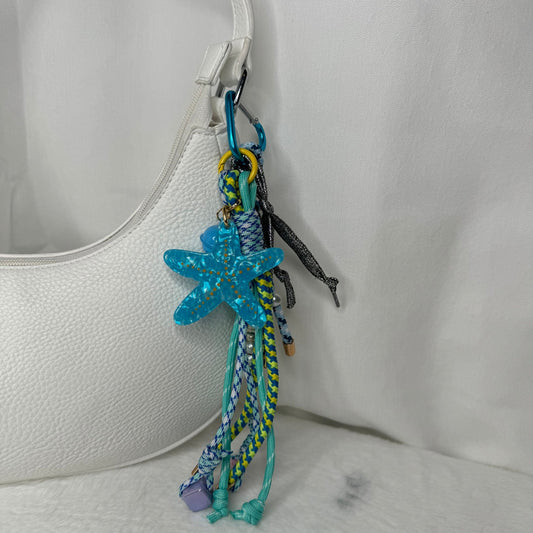 🌊 Grigri de sac – Étoile de mer bleue Aloha ⭐💙