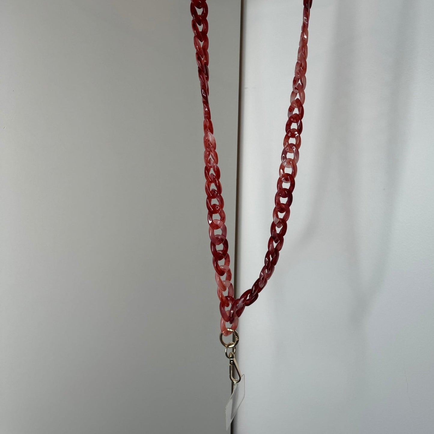 💗 Collier Téléphone Y2K Glam - ROSE FONCE 💗