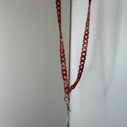 💗 Collier Téléphone Y2K Glam - ROSE FONCE 💗