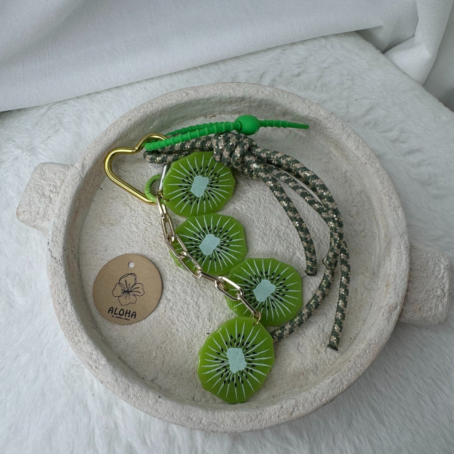 🥝 Gri-Gri de Sac Kiwi Kiwi – Twist tropical & peps stylé 💚🍃